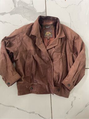 Vintage Adventure Bound leather jacket